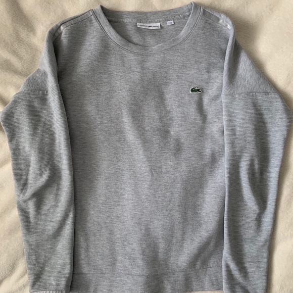 LACOSTE grey crew neck - Picture 4 of 7